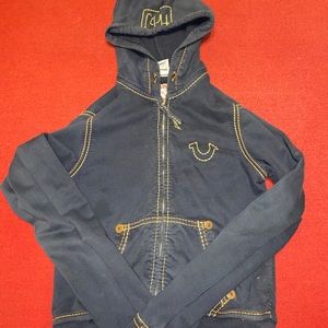 True religion navy jacket